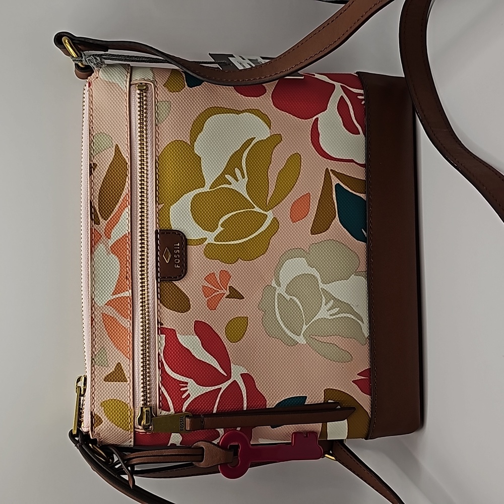 Fossil Floral Crossbody